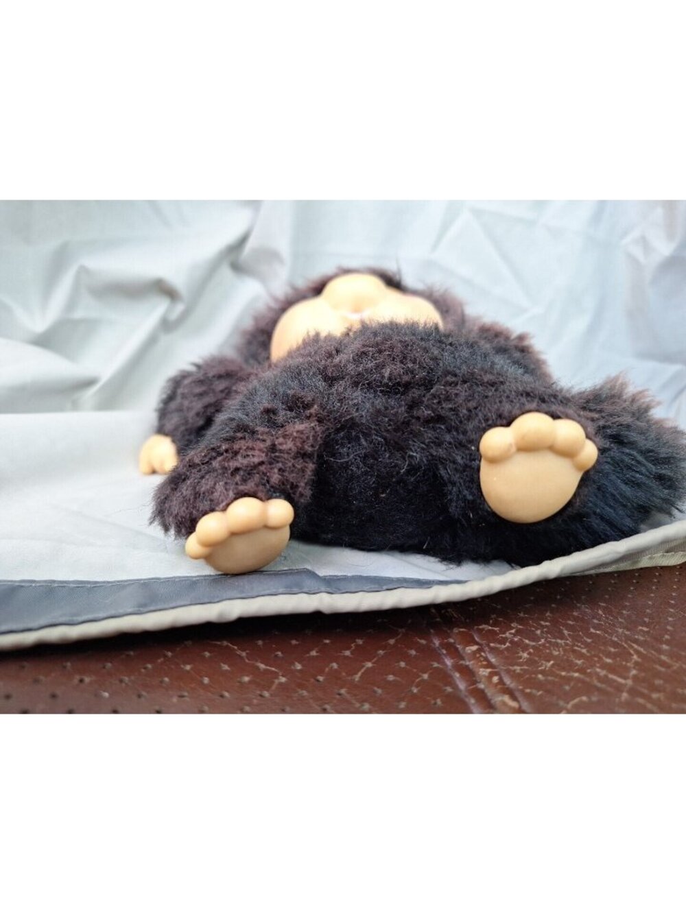 Nyamy Washino Kitten Felina Sucking Thumb Plush Black 7" Vintage 1979 READ - Picture 8 of 15
